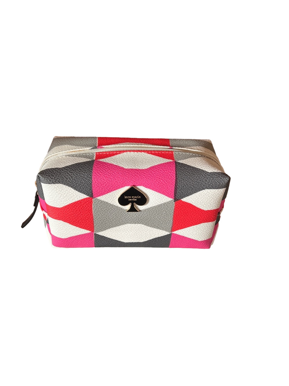 Kate Spade Medium Davie Brightwater Drive Cosmetic Case with Storybook Lining - Picture 1 of 12